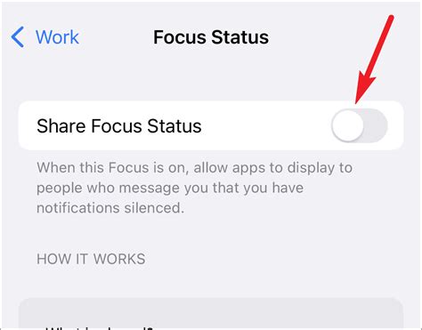 How To Share Your Focus Status Using Apple iPhone iMessage