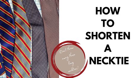Easy Steps to Shorten Your Tie Perfectly - A Comprehensive Guide