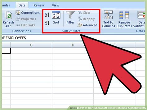 How To Sort Data Alphabetically in Excel