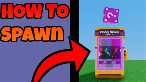 How To Spawn Vending Machines in Roblox Bedwars - YouTube