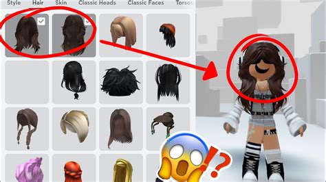How To Stack Hairs On Roblox