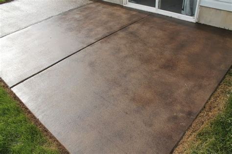 DIY Project How to Stain a Concrete Patio DIY Garden Concrete stain