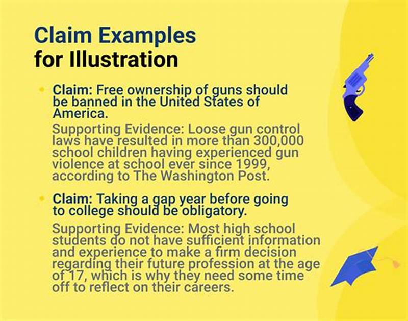 How To Start A Claim Example