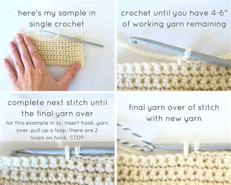 How To Start New Yarn Crochet