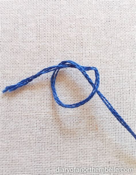 How To Start Off Embroidery Thread