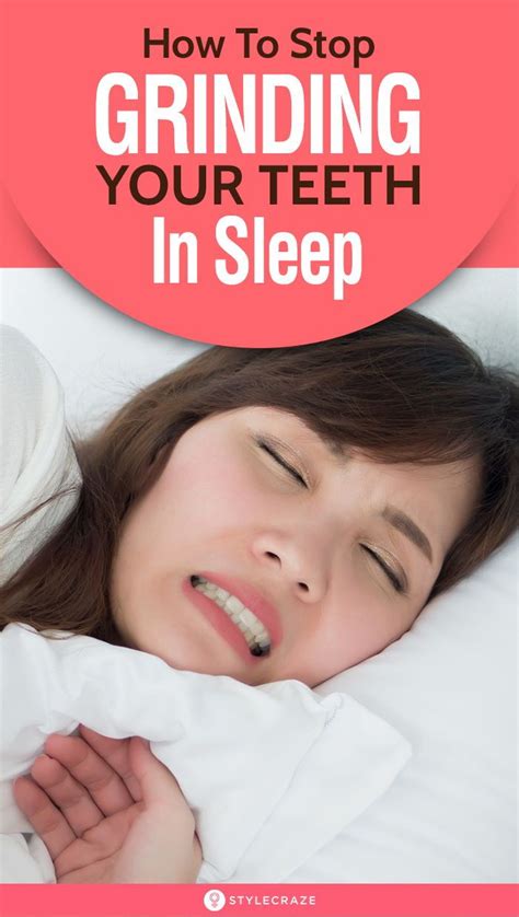How To Stop Grinding Your Teeth During Sleep