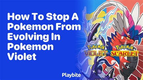 How To Stop Pokemon From Evolving