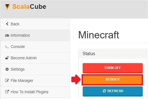 How To Stop Server Reboot In Scalacube