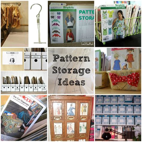 How To Store Sewing Patterns