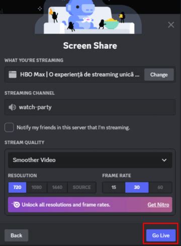 How To Stream Hbo Max On Discord