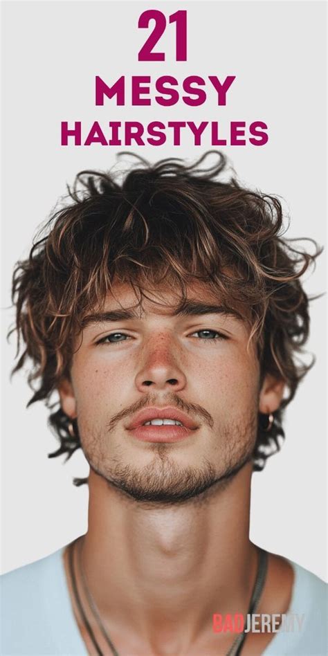 How To Style Messy Hair For Guys