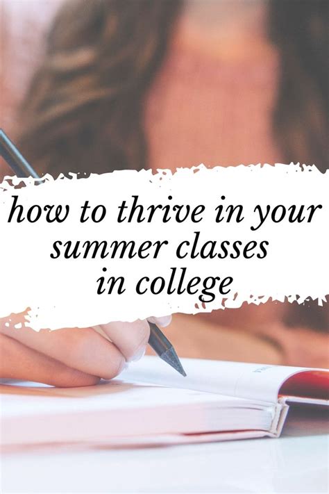 How To Survive College Summer Classes