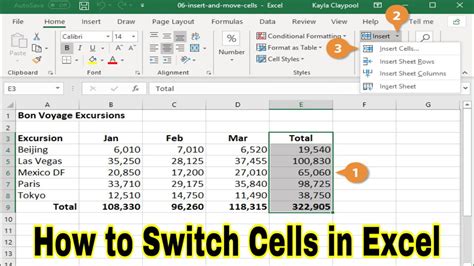 How To Switch Cells In Excel