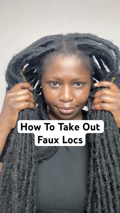 How To Take Out Crochet Locs