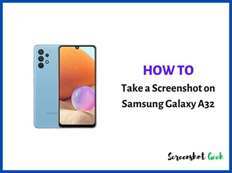 How To Take Screenshot On Samsung A32