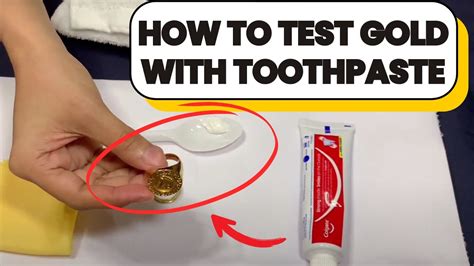 How To Test Gold At Home With Toothpaste