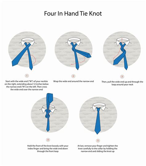 Learn How To Tie A 4 In Hand: A Simple Guide for the Perfect Knot!