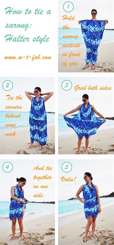 Step-by-Step Guide on How to Tie a Beach Wrap for a Perfect Summer Look