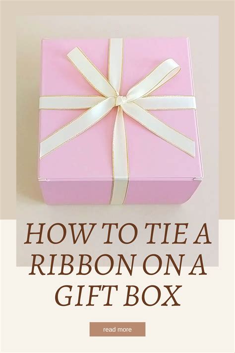 Master the Art of Gift Wrapping: Learn How to Tie a Box with a Ribbon Perfectly