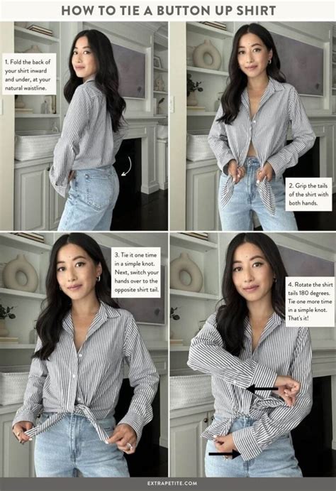 Master the Art of Button-Up Fashion: A Step-by-Step Guide on How to Tie a Button-Up Shirt