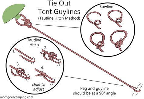 Master The Art of Camping: Learn How To Tie A Guy Line Like A Pro!