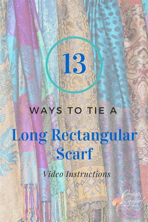 Wrap it Up: Learn How to Tie a Large Rectangular Scarf Like a Pro!
