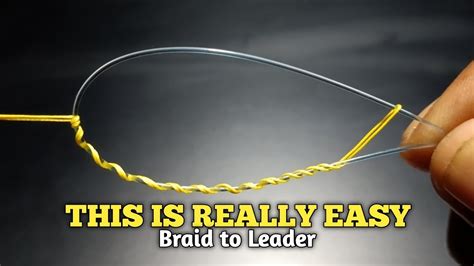 Mastering the Knot: How to Effortlessly Tie a Leader to Braided Line in 5 Easy Steps