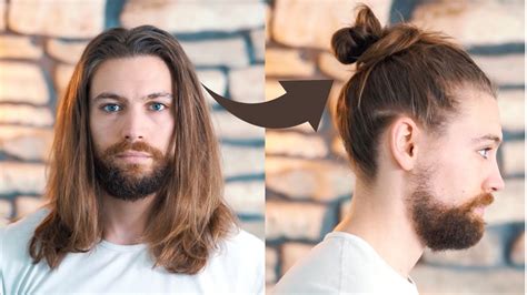 Get the Perfect Messy Man Bun - Follow These Easy Steps to Tie It Right!