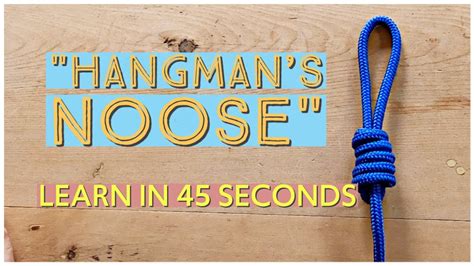 Master the Art of Knot Tying: Learn How to Tie A Nooses Song with Ease