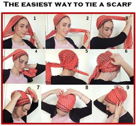 Easy Steps: How to Tie a Stylish Rectangular Headscarf - Perfect for Any Occasion
