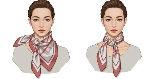 Chic Styles: How To Perfectly Tie A Square Scarf Around Your Neck