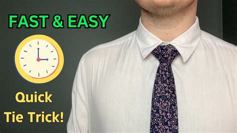 Want to know how to tie a tie fast? Follow these easy steps!