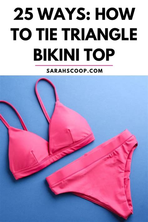 Learn How to Tie Your Triangle Bikini Top in Style with Easy Steps!