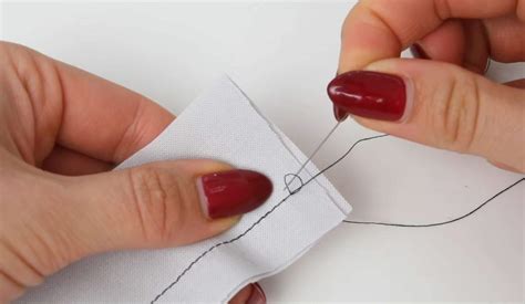 Learn How to tie off a sewing knot like a pro - Essential techniques for flawless seams