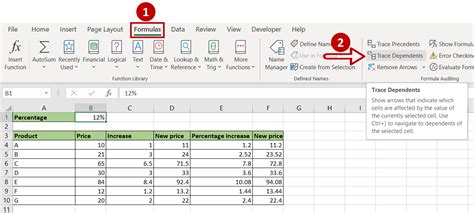 How To Trace Dependents In Excel