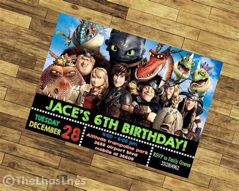 Roar in Style: How to Make the Perfect How to Train Your Dragon Birthday Invitations for your Little Viking!
