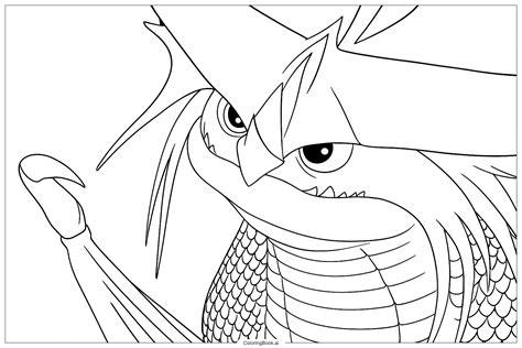 How To Train Your Dragon Coloring Pages Cloudjumper