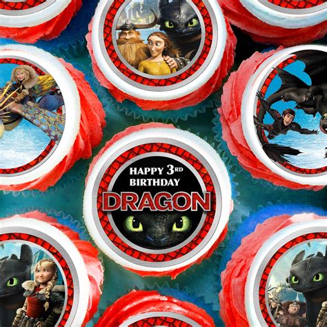 Add Magic to Your Desserts with How To Train Your Dragon Cupcake Toppers: A Step-by-Step Guide