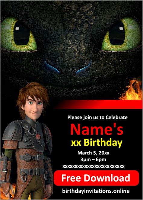Roar-tastic Ideas: How to Make DIY 'How To Train Your Dragon' Invitations