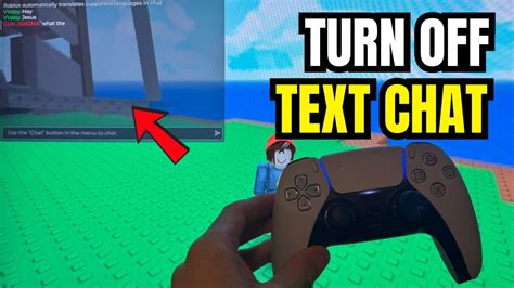 How To Turn Off Chat Roblox Ps5