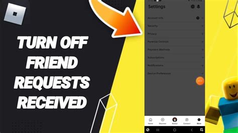 How To Turn Off Friend Requests On Roblox