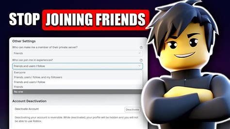How To Turn Off Joining Friends In Roblox