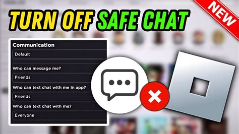 How To Turn Off Safe Chat Roblox