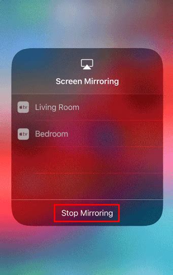 How To Turn Off Screen Mirroring