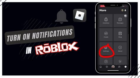 How To Turn On Notifications On Roblox