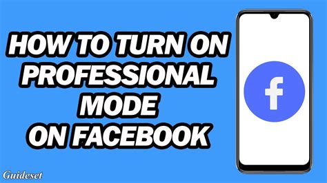 How To Turn On Professional Mode On Facebook