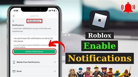How To Turn On Roblox Notifications - YouTube