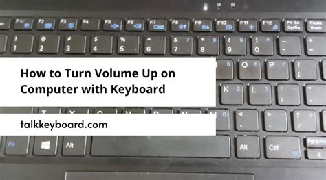 How To Turn Up The Volume On A Computer