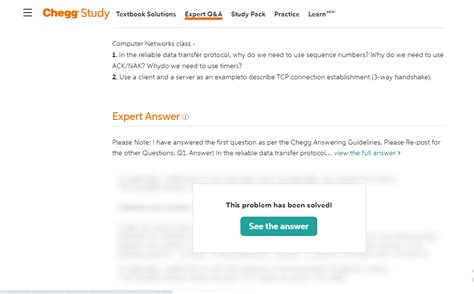 How To Unblur Chegg Answers Free