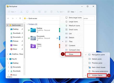 How To Unhide Folders and Files In Windows 11